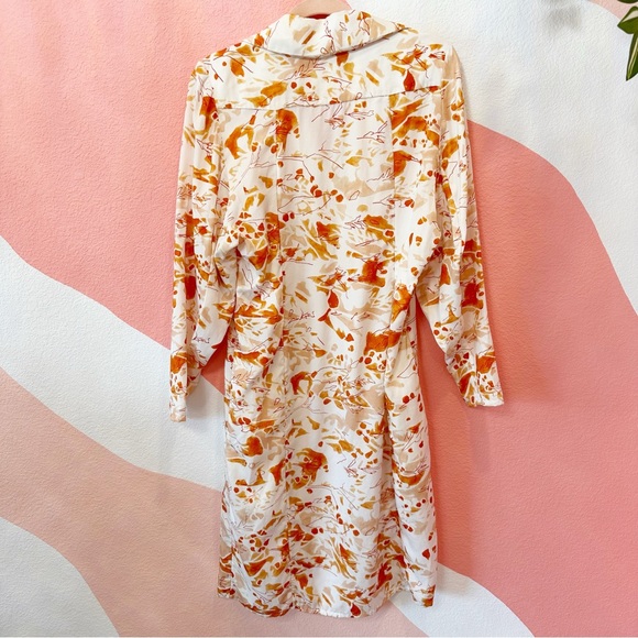 COS Orange Tailored Wrap Dress EUR 32 XS - Picture 4 of 13